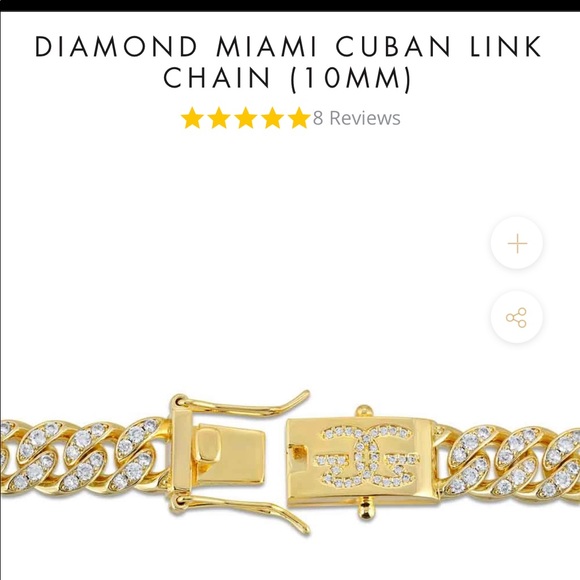 Gold Gods Diamond Miami Cuban Link - Picture 3 of 7